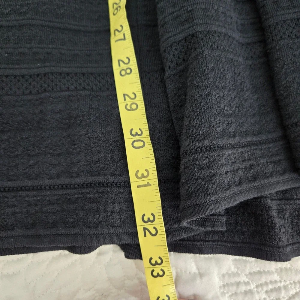 J.Crew Open-Knit Mini Dress‎ Black. Size S CD360